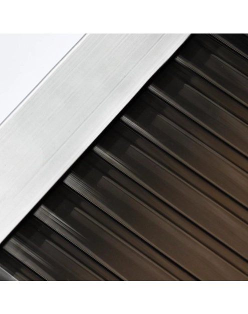 Zdjęcie: Profil aluminiowy zamykający dla grubości 10 mm 2,1m ROBELIT