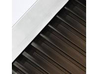 Zdjęcie: Profil aluminiowy zamykający dla grubości 10 mm 2,1m ROBELIT