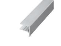 Zdjęcie: Profil aluminiowy zamykający dla grubości 10 mm 2,1m ROBELIT