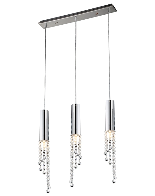 Zdjęcie: Lampa sufitowa wisząca Duero 3x3 W  LED chrom CANDELLUX