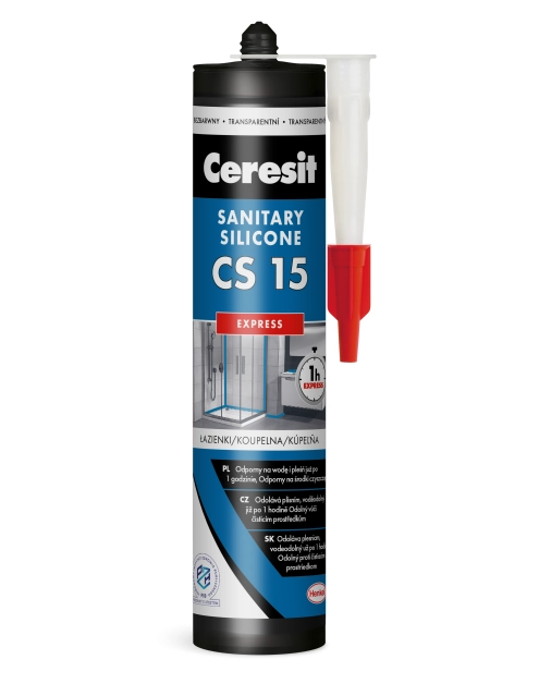 Zdjęcie: Silikon sanitarny CS15 Express 280 ml CERESIT