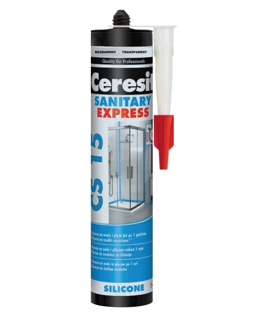 Zdjęcie: Silikon sanitarny CS15 Express 280 ml CERESIT