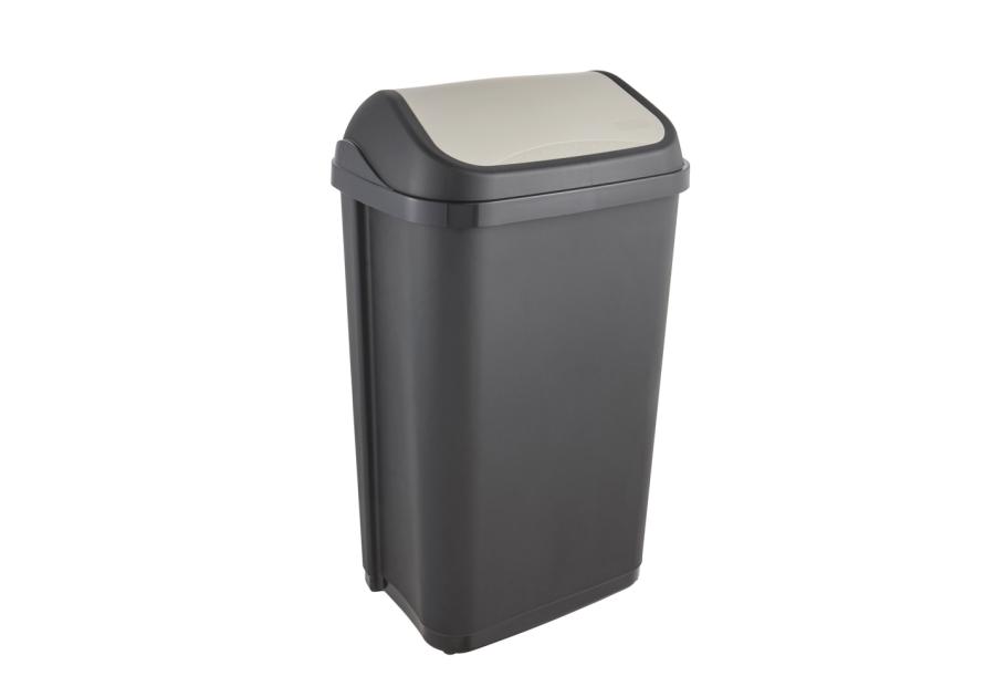Zdjęcie: Kosz na śmieci z obrotową pokrywą Swantje 50 L grafit KEEEPER