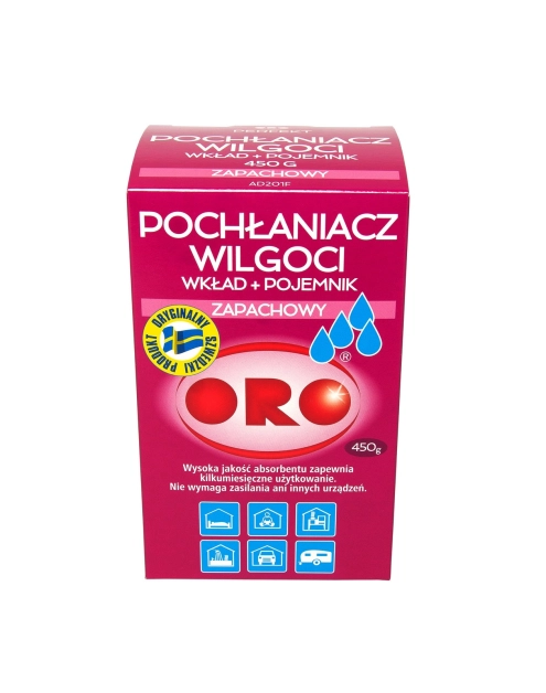 Zdjęcie: Pochłaniacz wilgoci z pojemnikiem zapachowym ORO