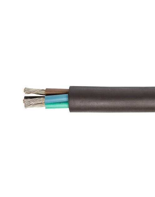 Zdjęcie: Przewód OW H05RR-F 5x2,5 czarny (krążek 100 m) ELEKTROKABEL