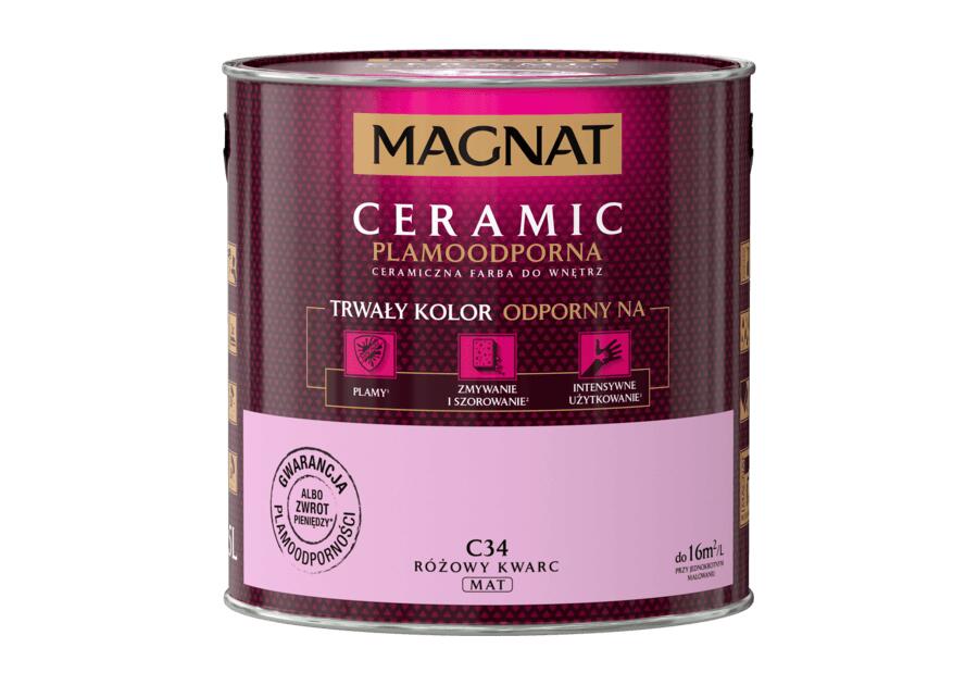 Zdjęcie: Farba ceramiczna 2,5 L różowy kwarc MAGNAT CERAMIC