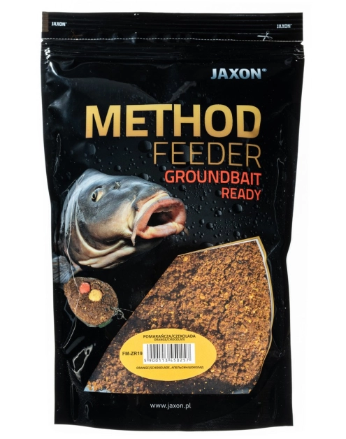 Zdjęcie: Zanęta method feeder ready 750 g pomarańcza, czekolada JAXON