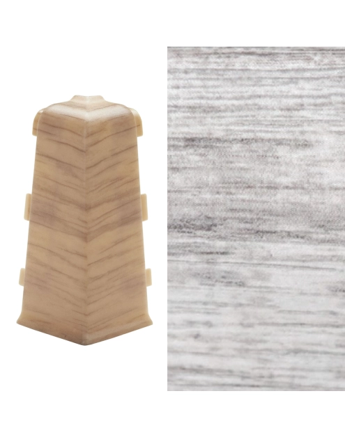 Zdjęcie: Narożnik zewnętrzny do listwy Indo 2 szt. dąb filadelfia ARBITON