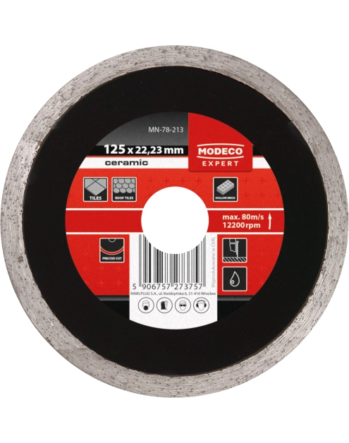 Zdjęcie: Ściernica diamentowa do ceramiki 180x25,4x22,23 mm RAWLPLUG