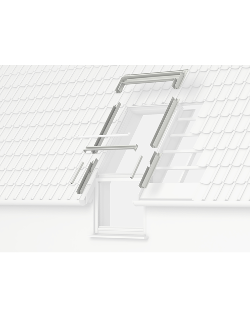 Zdjęcie: Kołnierz do okien kolankowych EFW 0012 profilowany, 78x140 cm VELUX