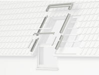 Zdjęcie: Kołnierz do okien kolankowych EFW 0012 profilowany, 78x140 cm VELUX