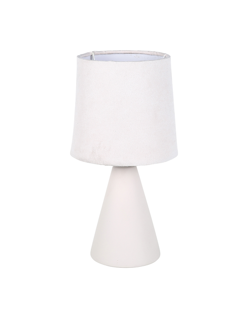 Zdjęcie: Lampa stołowa z podstawą ceramiczną 13x25 cm kremowa ALTOMDESIGN