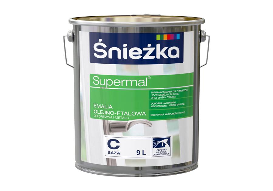 Zdjęcie: Emalia Supermal BazaC transparentna 9L ŚNIEŻKA