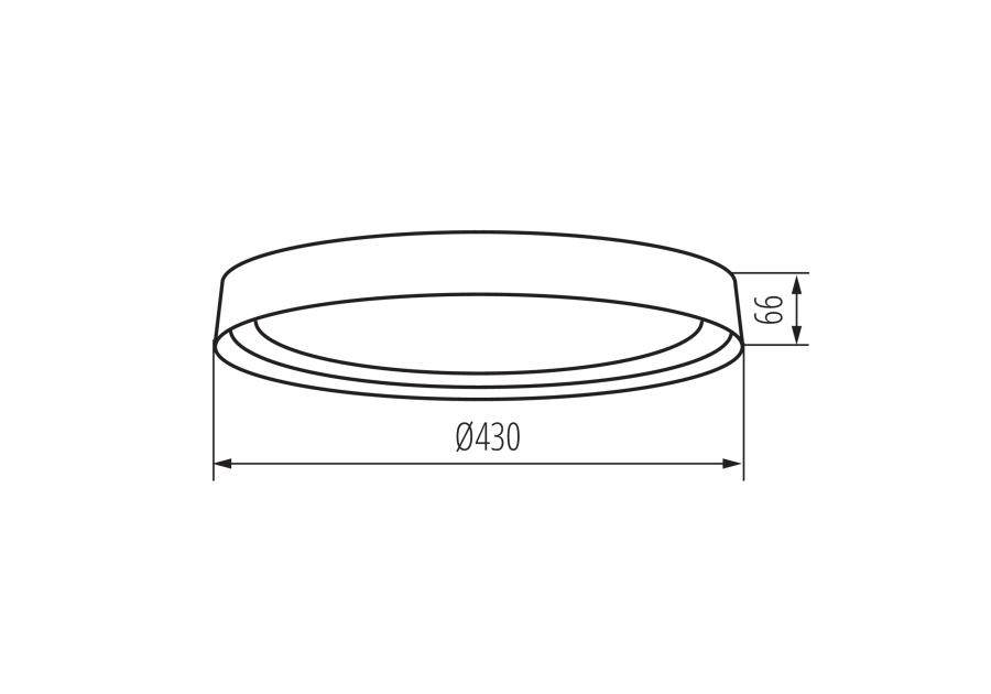 Zdjęcie: Oprawa Nifu LED 17,8 W NW W/B KANLUX
