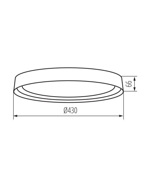 Zdjęcie: Oprawa Nifu LED 17,8 W NW W/B KANLUX
