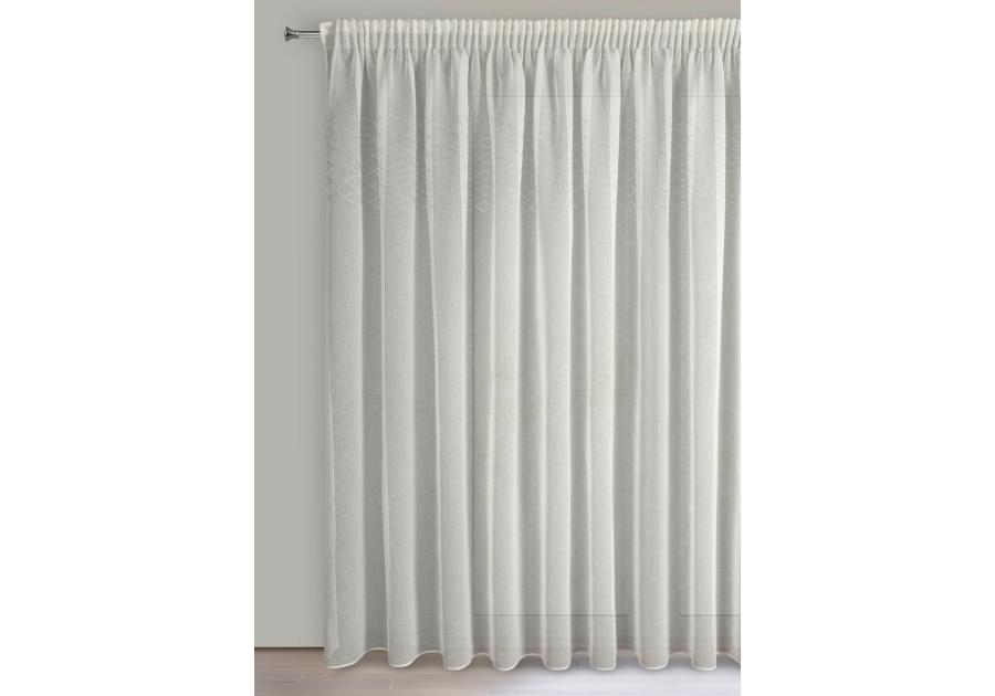 Zdjęcie: Firana gotowa Kleo na taśmie 350 x 270 cm biały EUROFIRANY