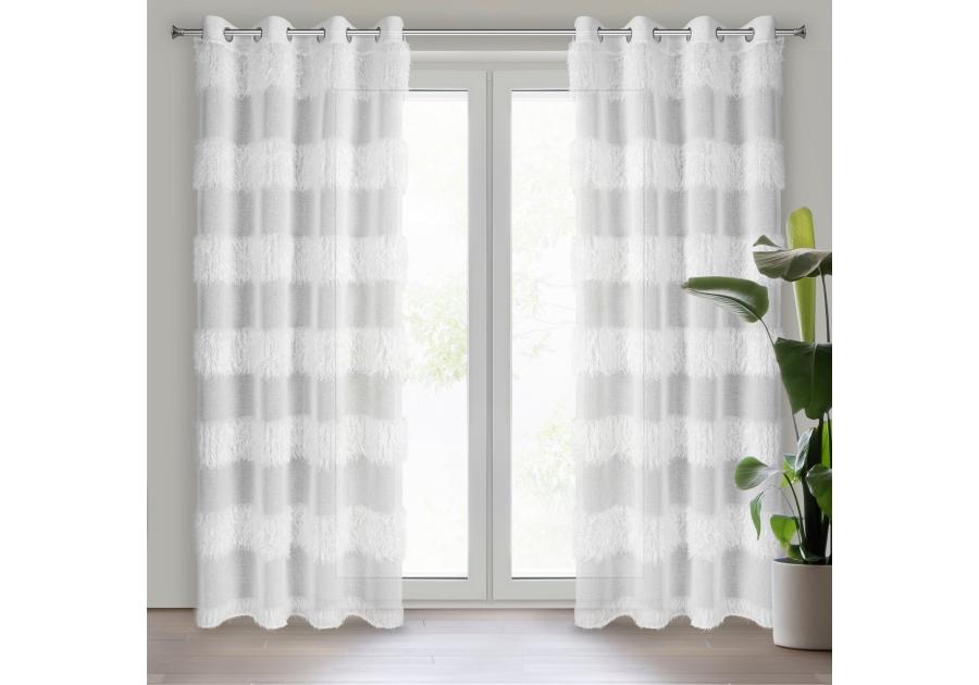 Zdjęcie: Firana gotowa Margaret 140x250 cm biały EUROFIRANY