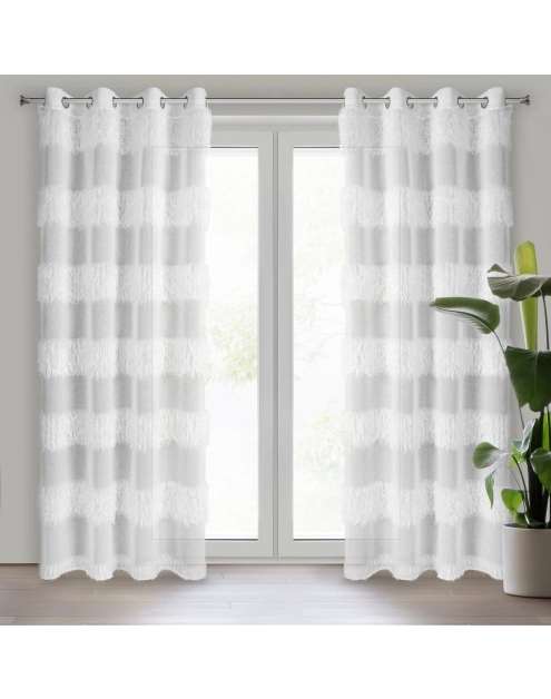 Zdjęcie: Firana gotowa Margaret 140x250 cm biały EUROFIRANY