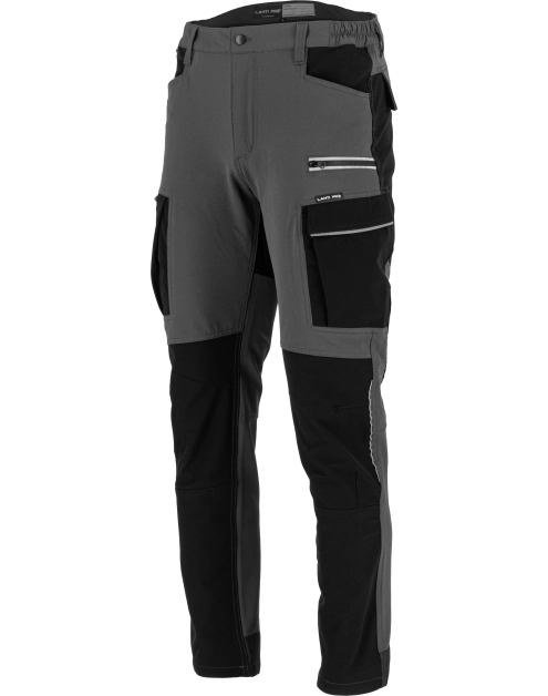 Zdjęcie: Spodnie Stretch szaro-czarne "S", CE, LAHTI PRO