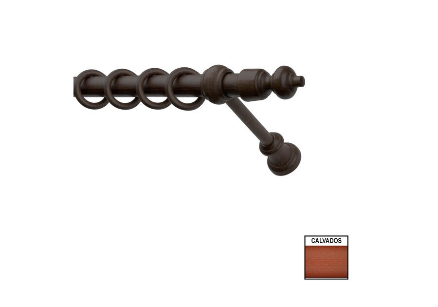 Zdjęcie: Karnisz pojedynczy Hermes 450 cm calvados KARWEL