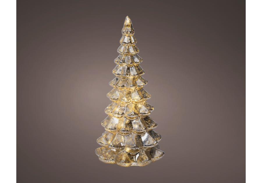 Zdjęcie: Dekoracja świąteczna choinka micro LED srebrno-złota KAEMINGK