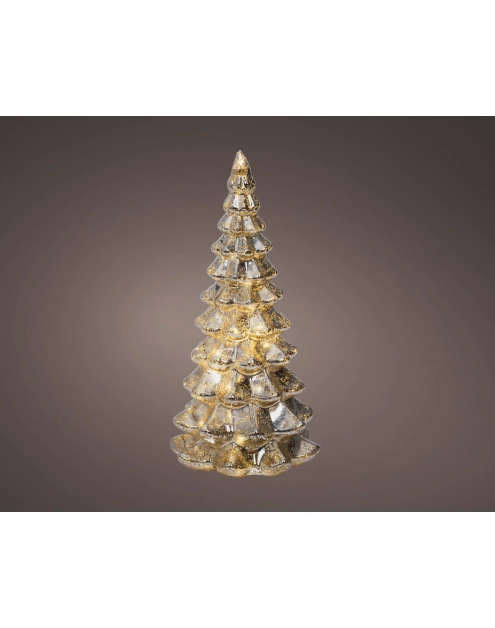 Zdjęcie: Dekoracja świąteczna choinka micro LED srebrno-złota KAEMINGK