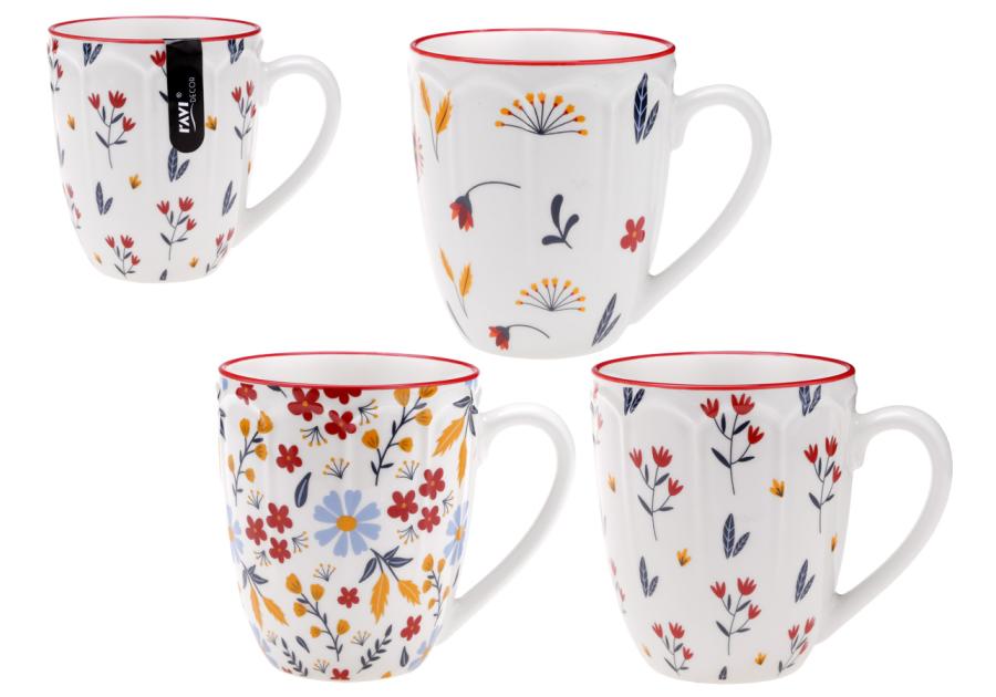 Zdjęcie: Kubek Exotic flower 400 ml z porcelany New Bone 81496 RAVI