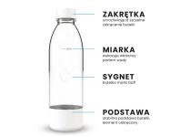 Zdjęcie: Butelka PushAir do saturatora Dafi 0,7 L biała DAFI