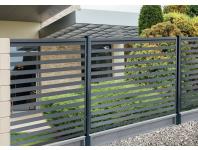 Zdjęcie: Łącznik z tworzywa sztucznego do podmurówki ogrodzenia W LDN30 PLA RAL 9005 JONIEC