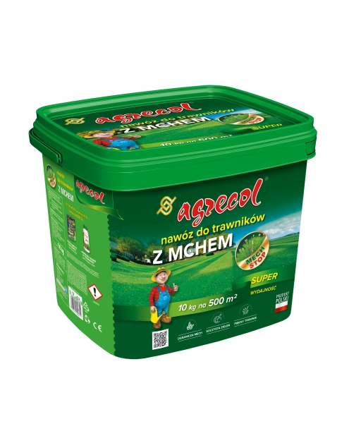 Zdjęcie: Nawóz do trawników na mech 10 kg AGRECOL