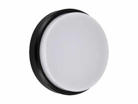 Plafoniera hermetyczna Aron LED C 12 W Black NW kolor czarny 12 W STRUHM