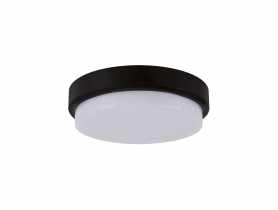 Plafoniera hermetyczna LED Aron LED C 12 W BLACK NW czarny STRUHM