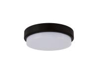 Zdjęcie: Plafoniera hermetyczna LED Aron LED C 12 W BLACK NW czarny STRUHM