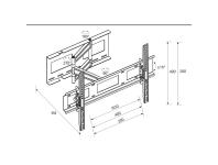 Zdjęcie: Uchwyt LCD Londyn 32-65 cali LB-400 LIBOX