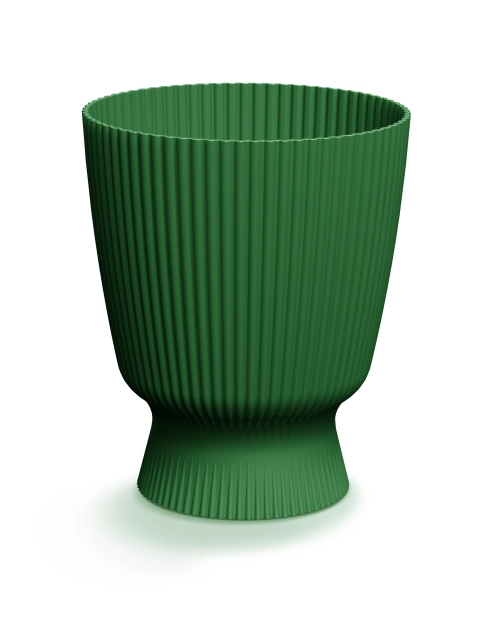 Zdjęcie: Doniczka Milly Round zielona pinia, wysokość 26,2 cm PROSPERPLAST