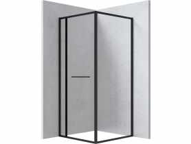Kabina prysznicowa Square kwadratowa 80x80x200 cm nero DEANTE