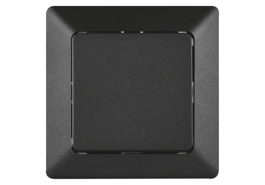 Zdjęcie: Wyłącznik schodowy 1P IP20 antracyt EMOS