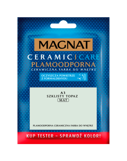 Zdjęcie: Tester farba ceramiczna szklisty topaz 30 ml MAGNAT CARE