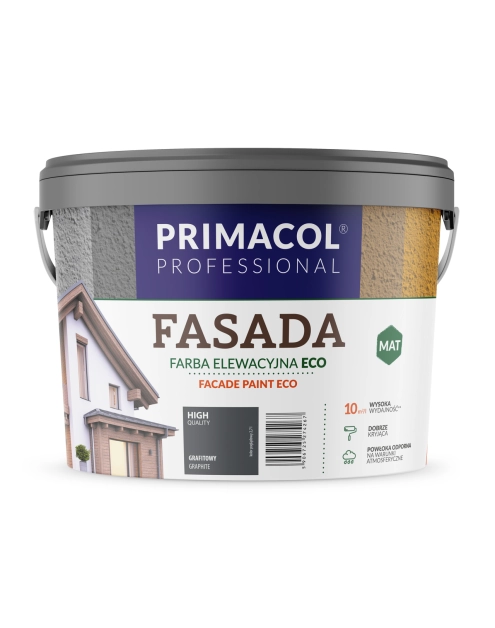 Zdjęcie: Farba Fasada Eco grafitowy 2,7 L PRIMACOL