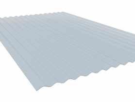 Płyta PVC fala 76/18 przezroczysta 90x200 cm SCALA