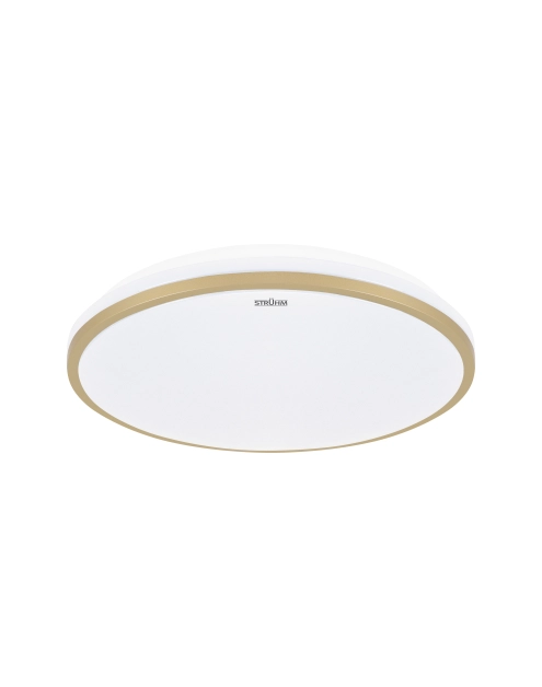 Zdjęcie: Plafoniera SMD LED Linus LED C 18 W NW kolor złoty STRUHM