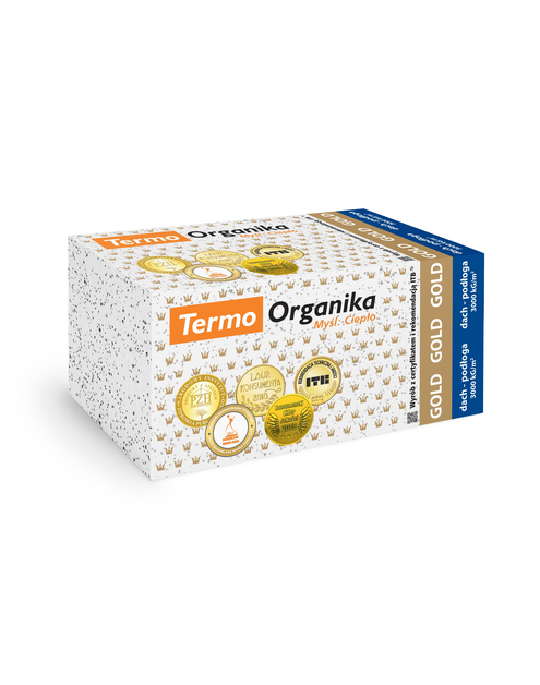 Zdjęcie: Styropian Gold dach-podłoga 12 cm Frez 1000x500x120 mm TERMO ORGANIKA