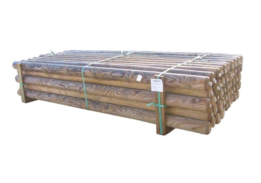 Zdjęcie: Palisada drewniana FF fi 8x250 cm SOBEX