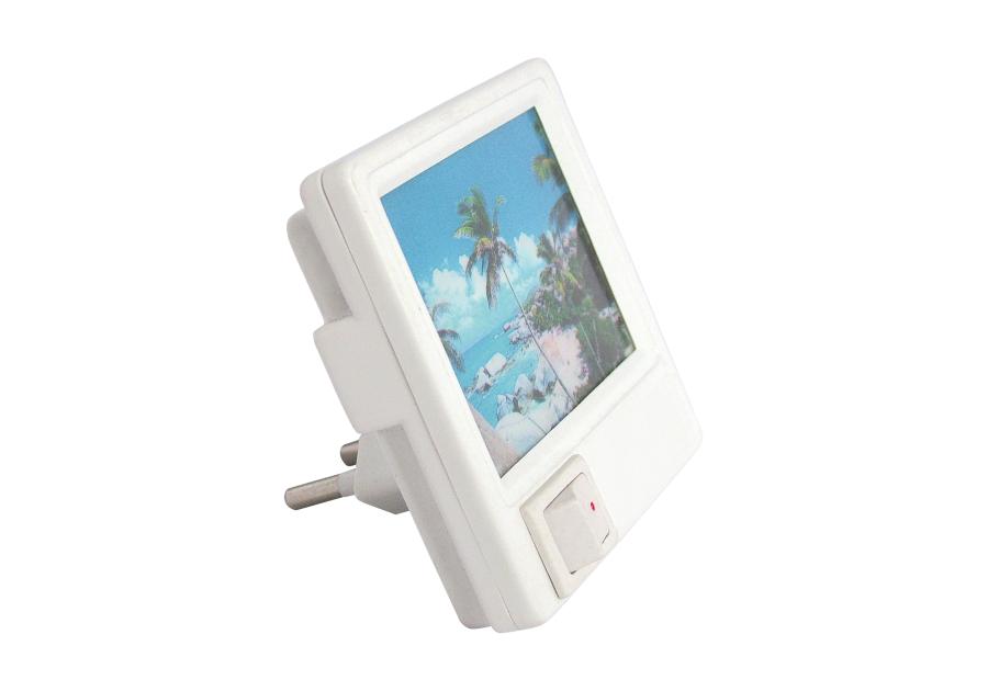 Zdjęcie: Lampka wtykowa LED Simpson HL981L kolor biały 0,4 W HOROZ