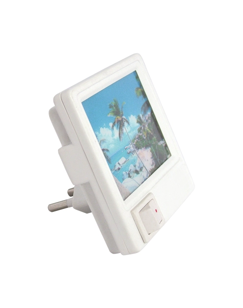 Zdjęcie: Lampka wtykowa LED Simpson HL981L kolor biały 0,4 W HOROZ