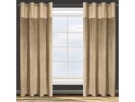 Zdjęcie: Zasłona gotowa D91 Agnes 140x250 cm beżowy EUROFIRANY