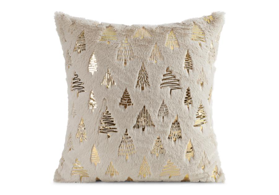 Zdjęcie: Poduszka świąteczna 45x45 cm beżowo-złota EUROFIRANY