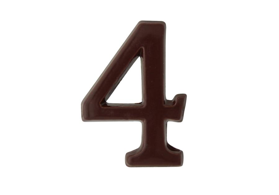 Zdjęcie: Cyferka SP 5 cm brąz - 4 DOMINO