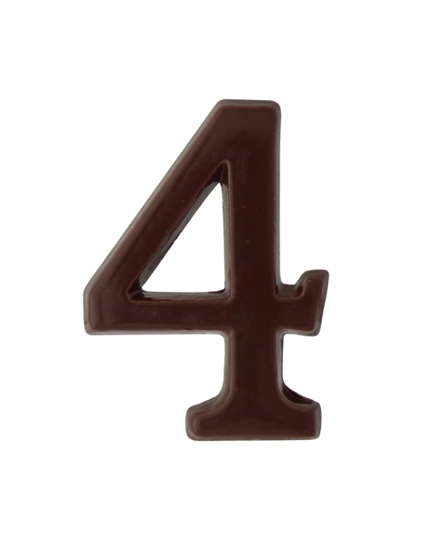 Zdjęcie: Cyferka SP 5 cm brąz - 4 DOMINO