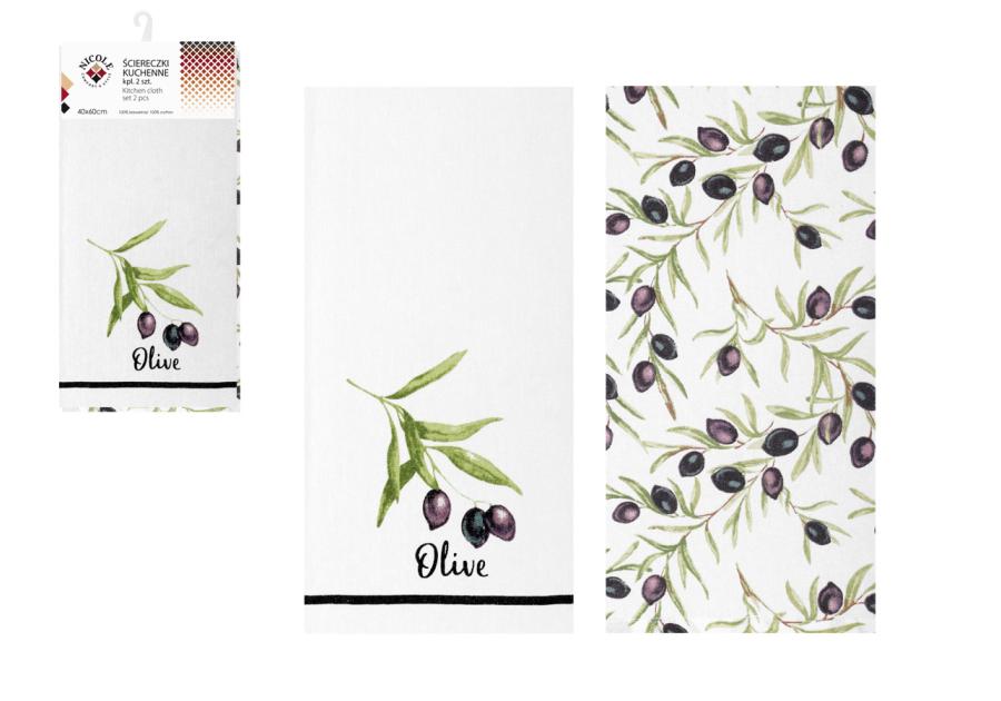 Zdjęcie: Ściereczki kuchenne komplet 2 sztuki 52394 RAVI